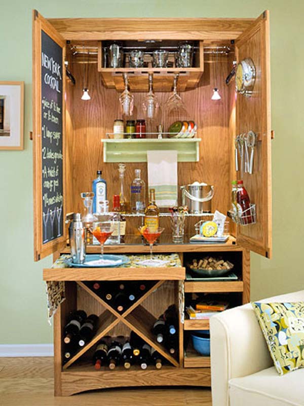 diy home bar woohome 17