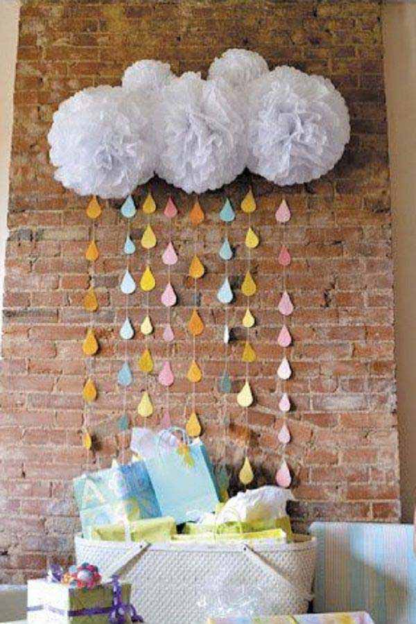 handmade baby shower decorations