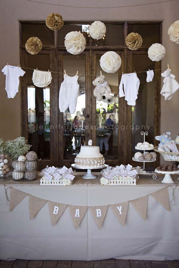 diy baby boy shower table decorations