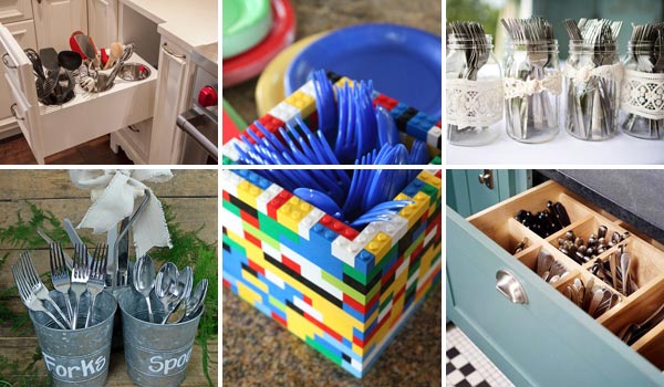 15 Clever Storage Ideas for Silverware and Utensils