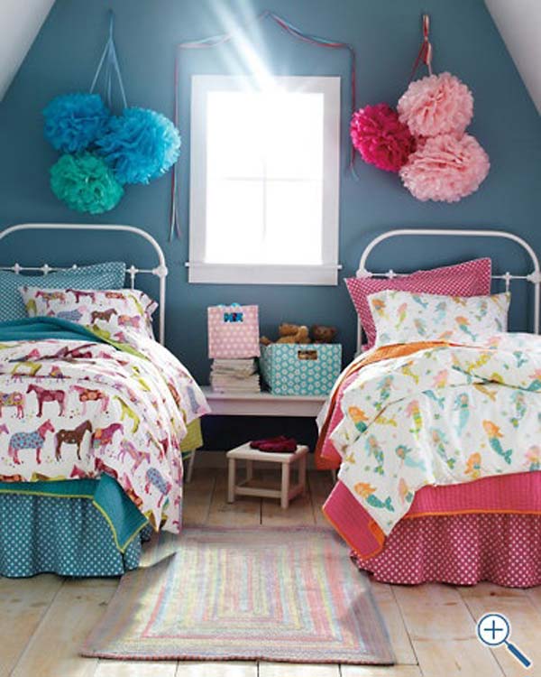 boy and girl bedding for shared room