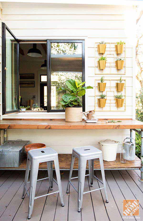 22 Brilliant Kitchen Window Bar Designs You Would Love To Own - Amazing