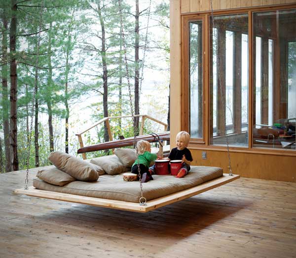 19 Cozy Outdoor Hanging Beds To Help, Outdoor Patio Hanging Bed