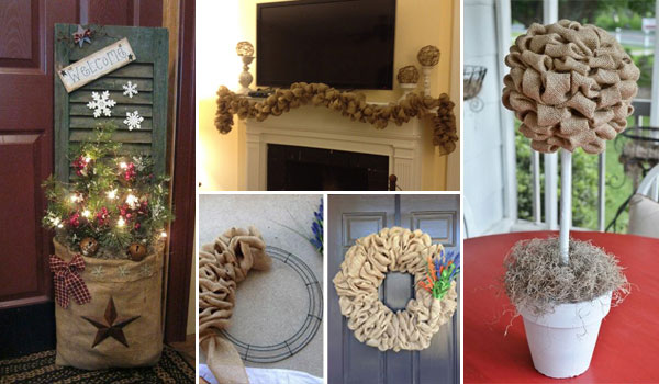 35 Beautiful DIY Decorating Ideas You Could Do With Burlap