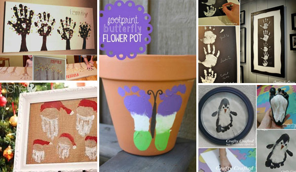 28 Most Fun Hand and Footprint Art Ideas for Home Decor
