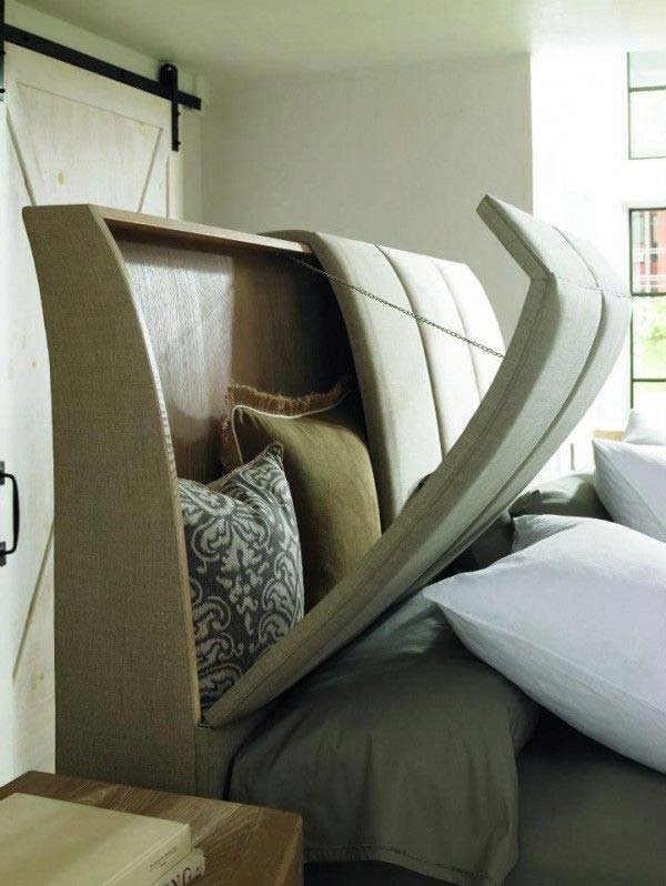 17 Headboard Storage Ideas for Your Bedroom - Amazing DIY, Interior