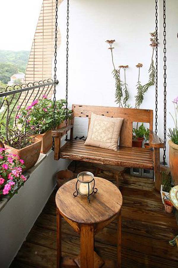 26 Tiny Furniture Ideas for Your Small Balcony - Amazing DIY, Interior ...