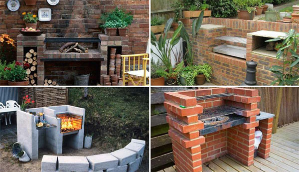 15 Cool DIY Backyard Brick Barbecue Ideas
