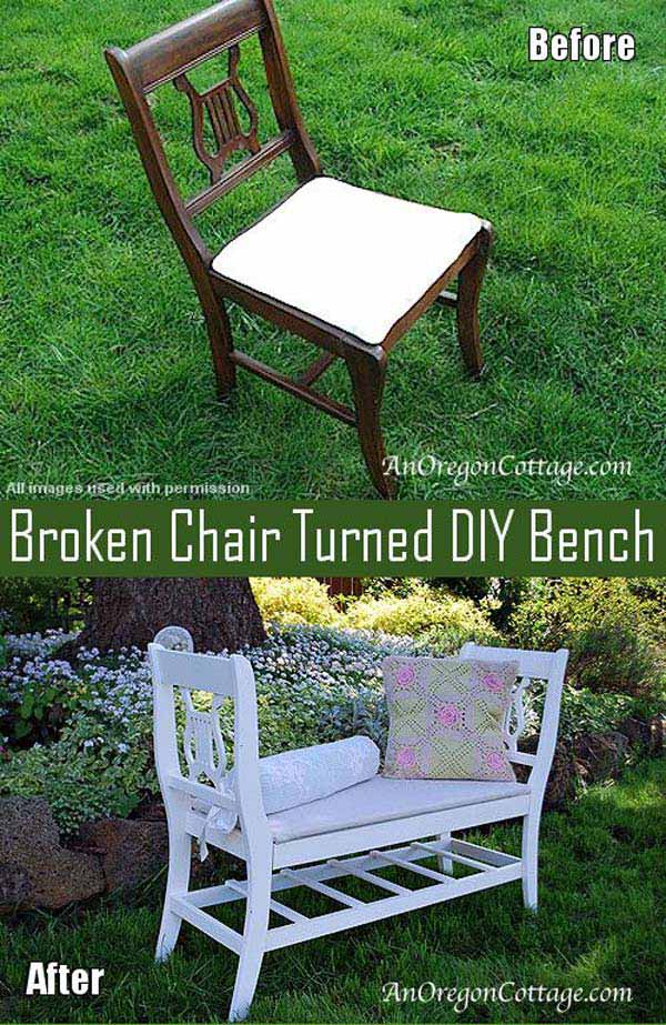 Awesome Old Furniture Repurposing Ideas for Your Yard and Garden