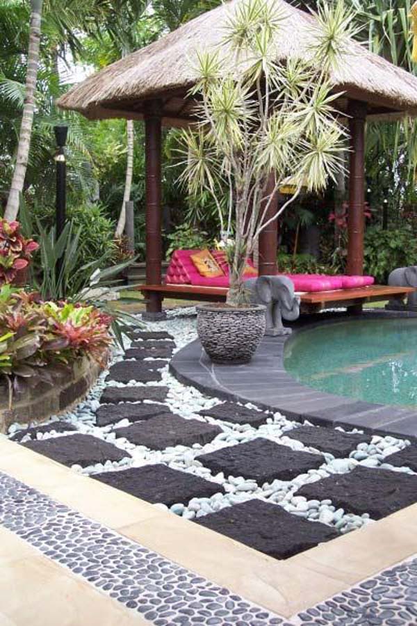 25 Cool Pebble Design Ideas for Your Courtyard - Amazing DIY, Interior
