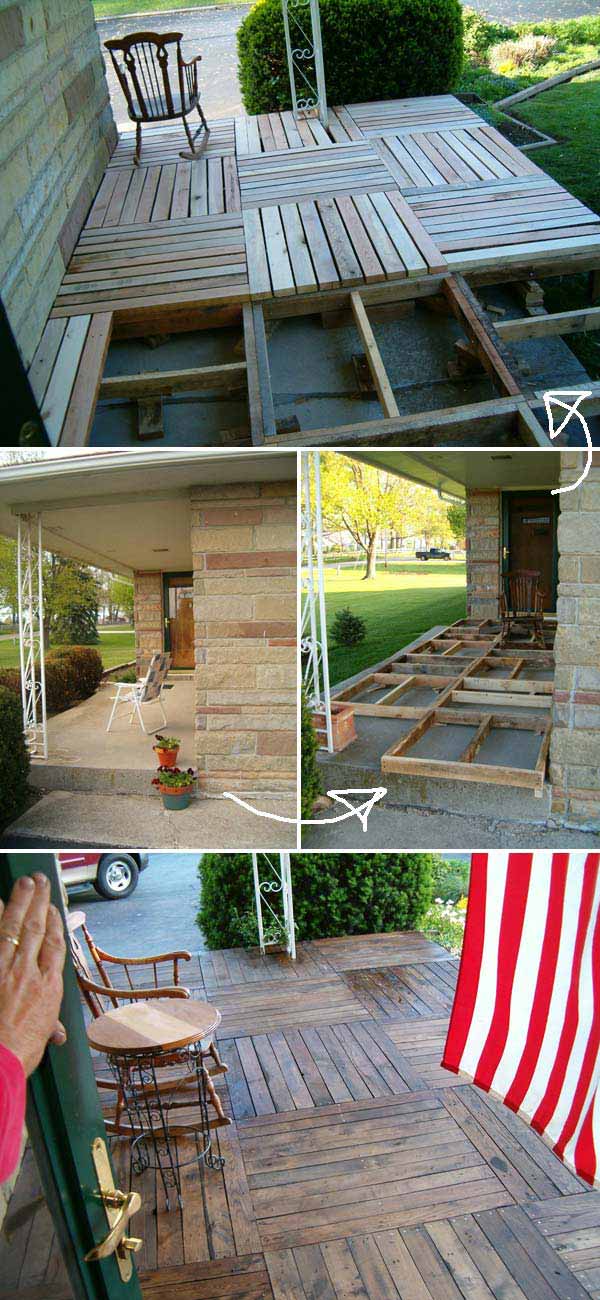 DIY Floating Deck Woohome 7