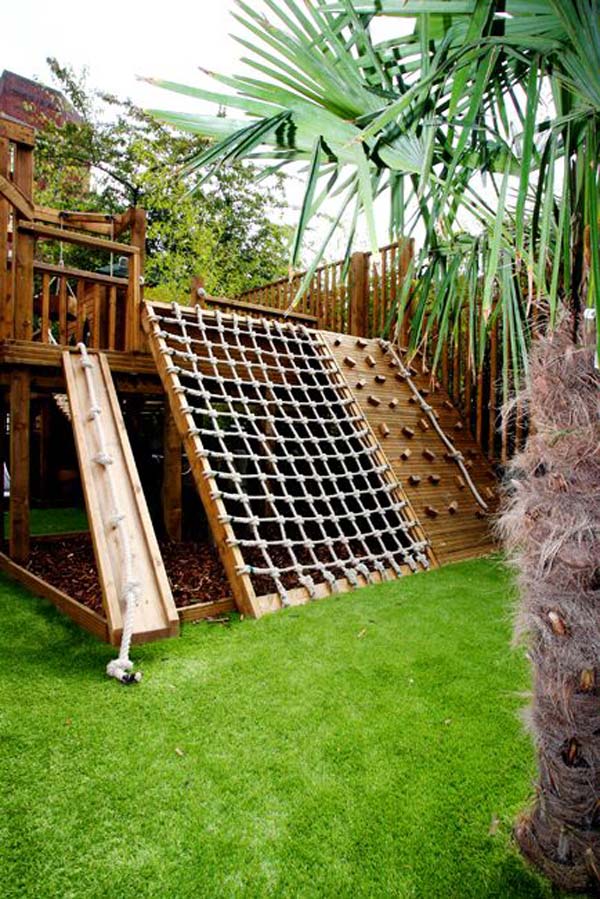 diy backyard play structures