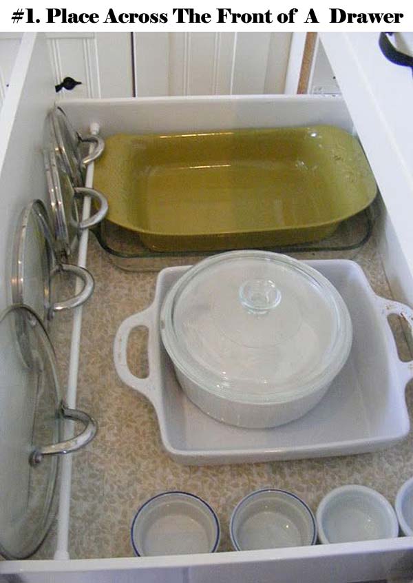 How to organize pot lids, easy! - Green With Decor