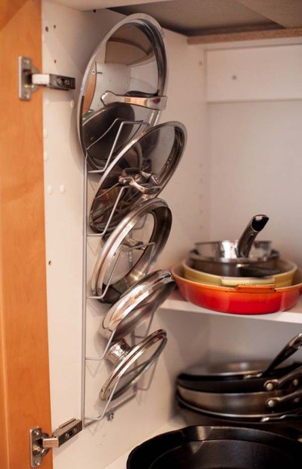 How to store pot lids: 10 best ways to organize pan lids