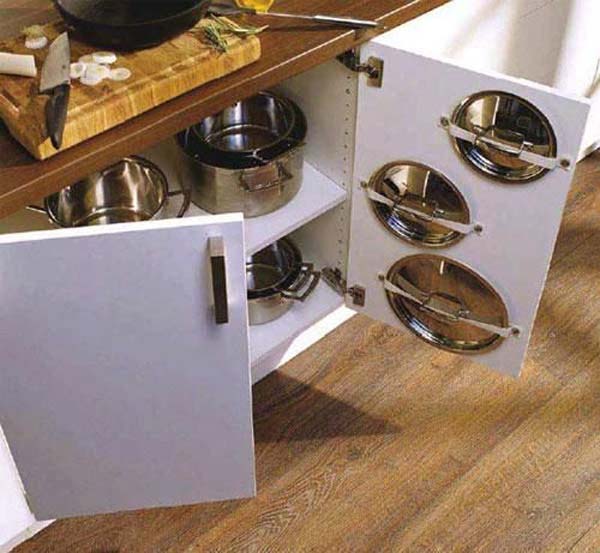 13 Clever Ways to Organize Pot Lids