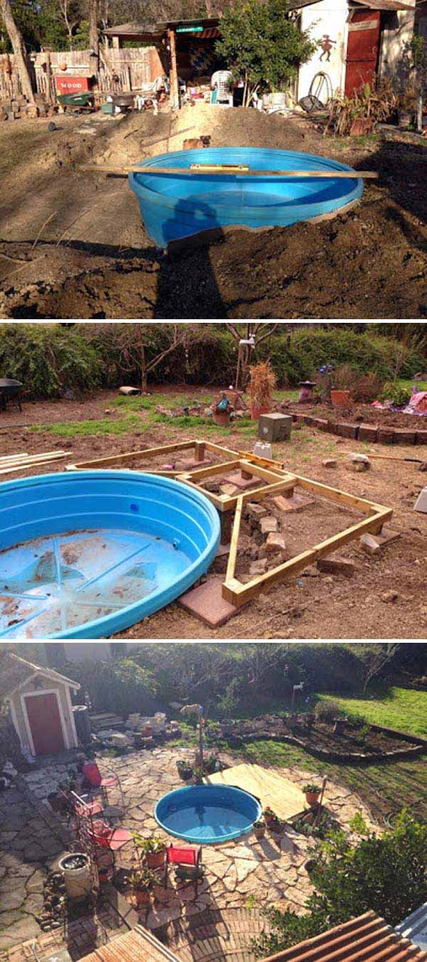 DIY Galvanized Stock Tank Pool to Beat The Summer Heat - Amazing DIY