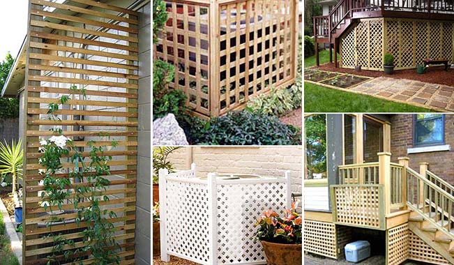 Cool Ways to Use Lattices for Indoor or Outdoor Projects