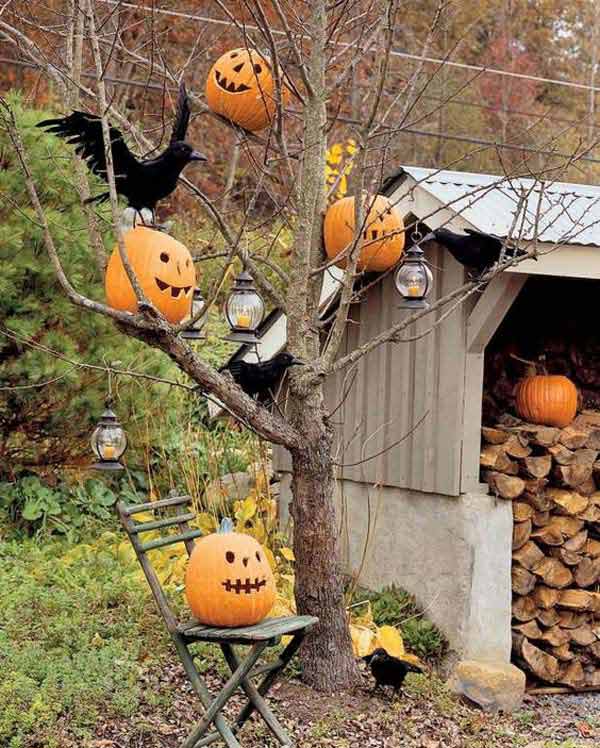 Top 21 Creepy Ideas to Decorate Outdoor Trees for Halloween - Decorate OutDoor Tree For Halloween 20