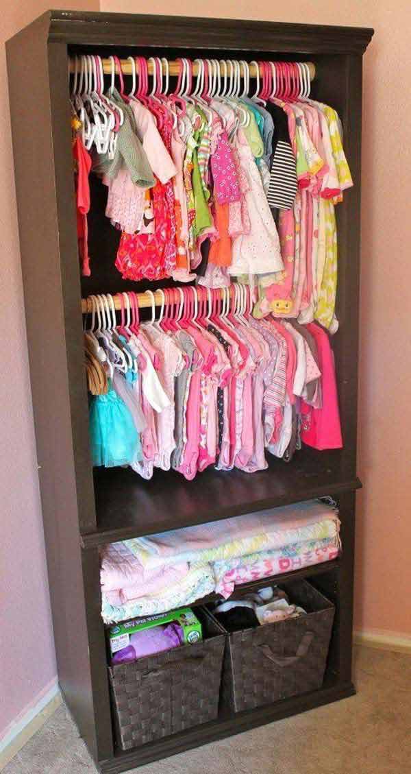 Low-Cost DIY Closet for The Clothes Storage - Amazing DIY, Interior