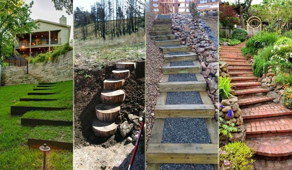 How to build a step garden