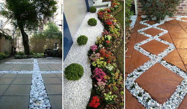 29 Cool White Gravel Decorative Ideas, How To Install Gravel Landscaping
