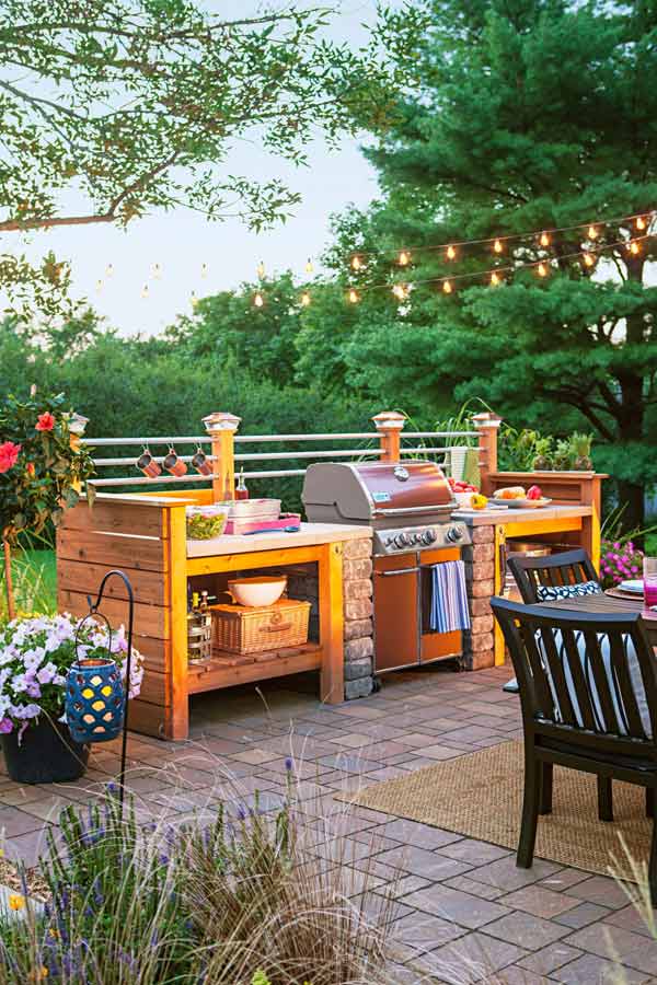 Adding a Barbecue Grill Area To Summer Yard or Patio - WooHome