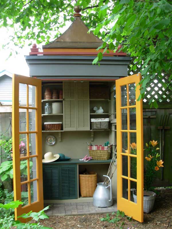 21 DIY Garden and Yard Sheds Expand Your Storage - Amazing DIY