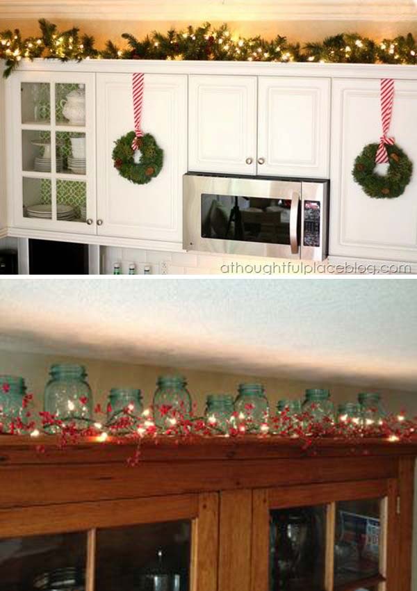 Decorate Above Kitchen Cabinets