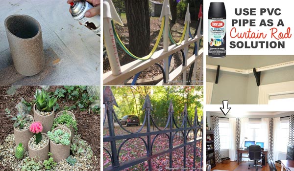 Cool Spray Painting PVC Pipe Projects You Never Thought Of