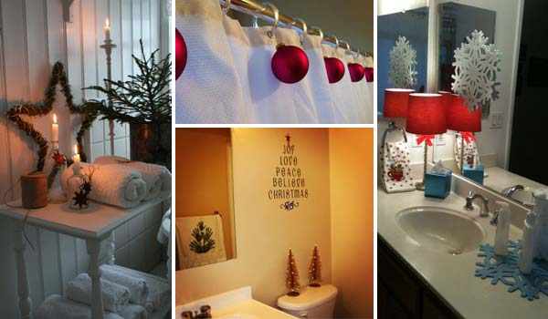 Top 31 Awesome Decorating Ideas to Get Bathroom a Christmas Look ...