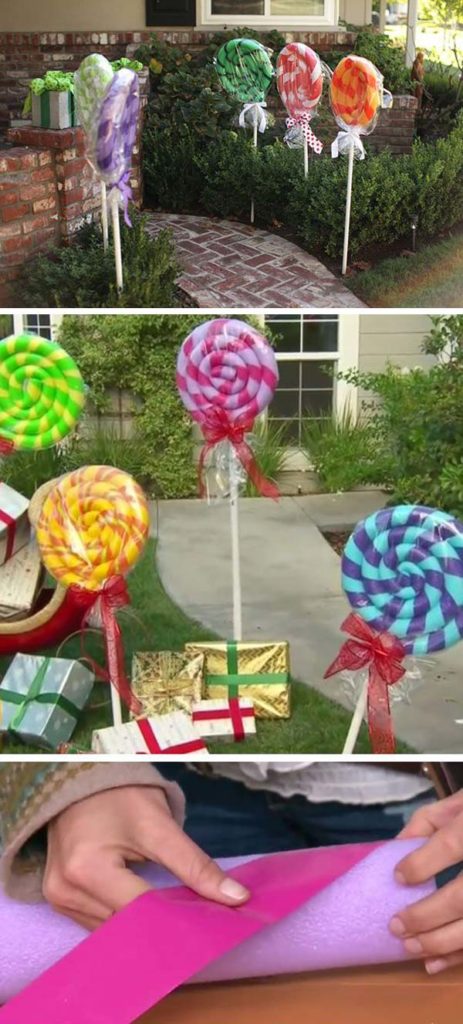 10 Exciting Christmas Decorations Created From Pool Noodles