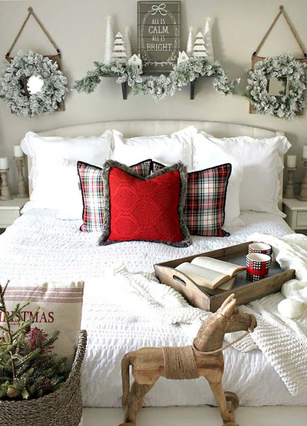 33 Best Christmas Decorating Ideas for Your Bedroom - Amazing DIY ...