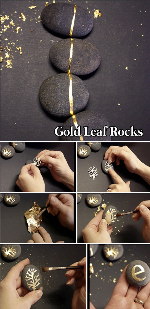 Gold Leaf Rocks