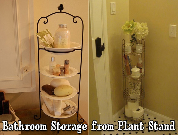 Use a stacked plate rack or Plant Stand to make extra counter storage space