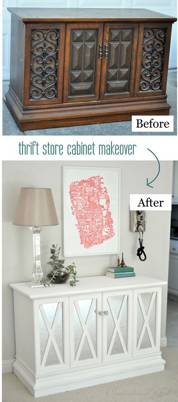 Thrift Store Cabinet Makeover