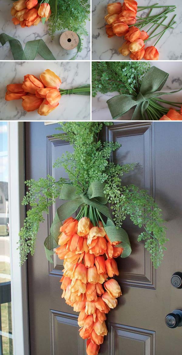 Spring Carrot Wreath