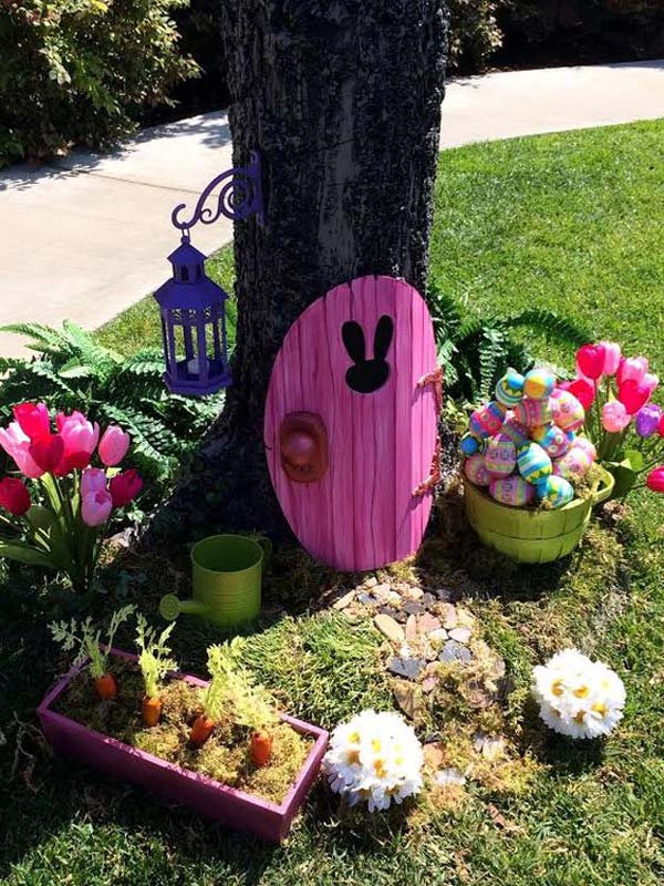 Easter Bunny Door