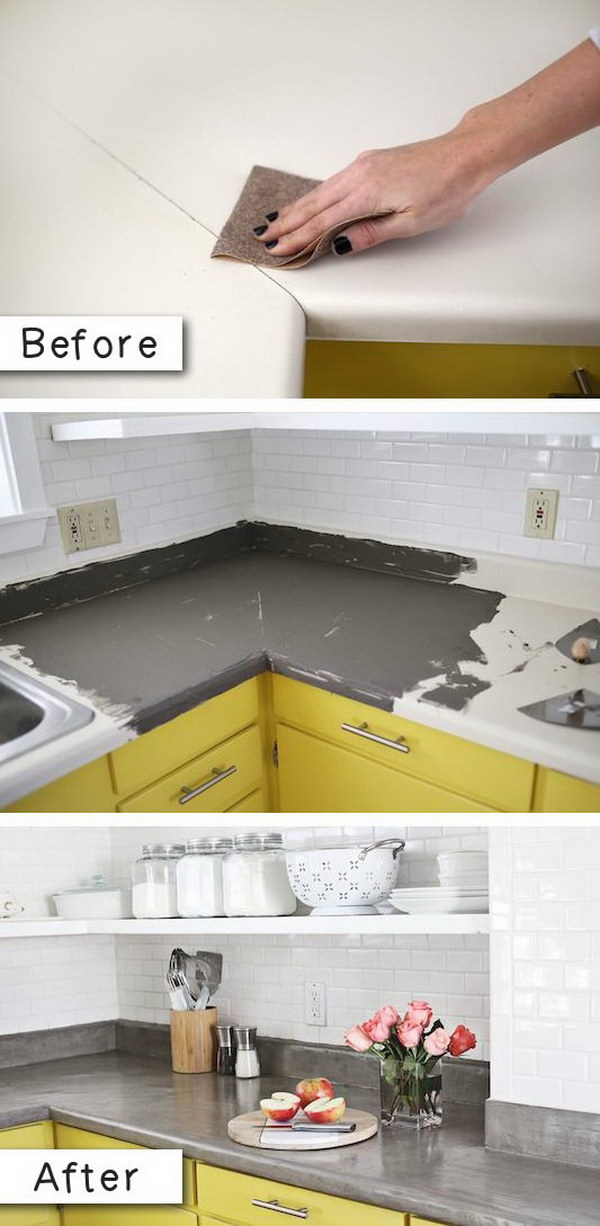 Countertop Paint That Looks Like Concrete