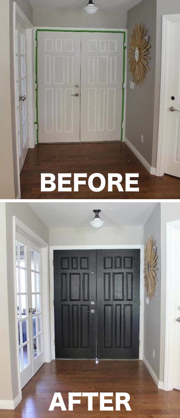 Re-spray the Door into a Dark Color