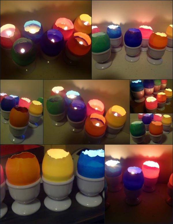 Eggshell Votive Candles