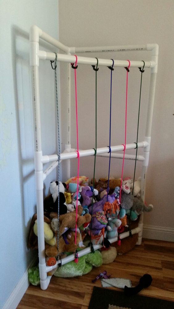 bungee cord toy storage
