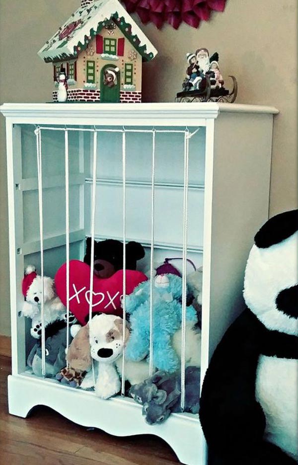 the zoo stuffed animal storage diy