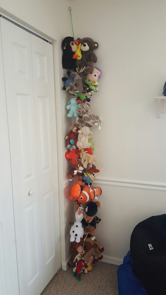 Stuffed Animal Corner Cage  The perfect stuffed animal storage