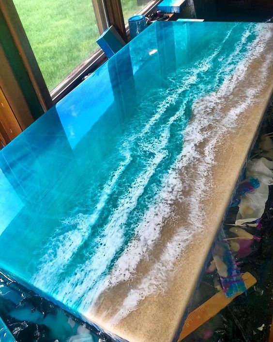 The Most Fabulous 15 Epoxy Resin Wood Tables - Amazing DIY, Interior