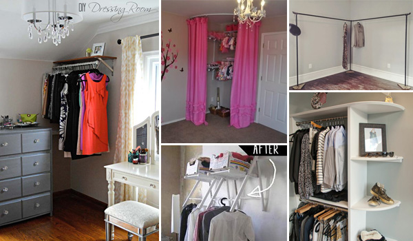 12 Brilliant Ways to Create a DIY Corner Closet