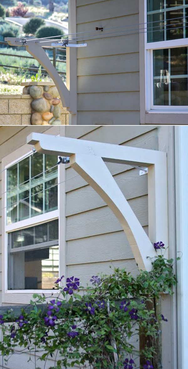 10 Unique DIY Outdoor Clothesline Ideas