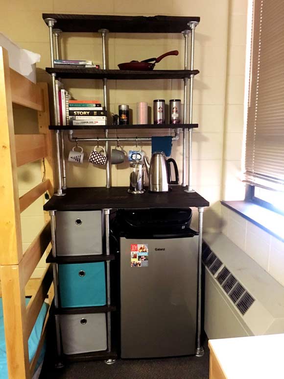 17 Storage Ideas for a Room in The Student Dormitory