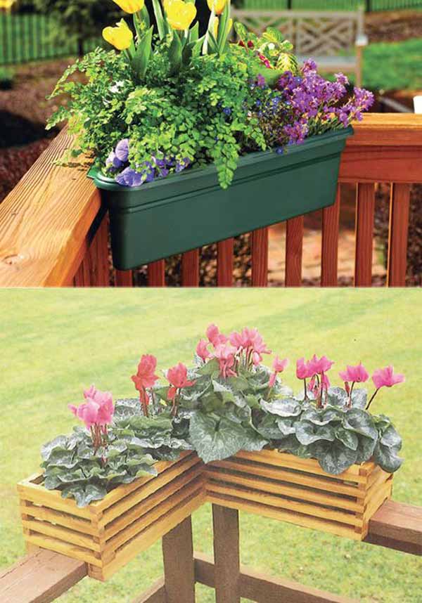 19 Railing Planter Ideas For Making Small Balcony Gardens