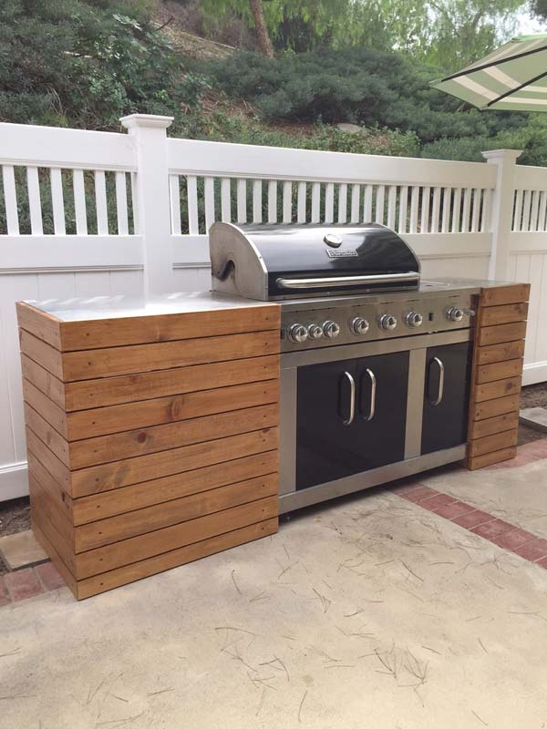 Diy Grill Station Ideas To Make Your, Outdoor Wood Grill Station