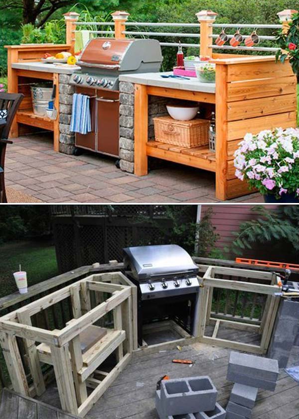 Diy Grill Station Ideas To Make Your, Diy Bbq Table Ideas